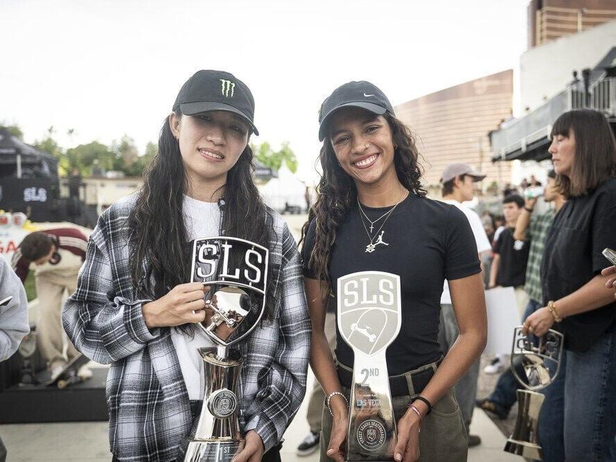 Monster Energy's Liz Akama Takes First Place in Women's Street Skateboarding at 2025 SLS Las Vegas Takeover Competition